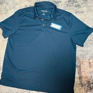 Caribbean Joe Men's Color blue Navi Polo Shirt size XL